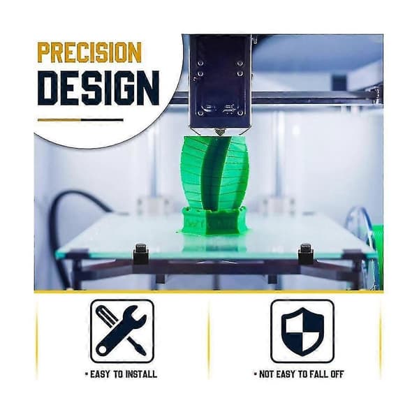 16 stk. glasbedklips justerbare til 3/pro/v2/3s/ 5/-10,-10s Pro 3D-printer varmebed faste klips