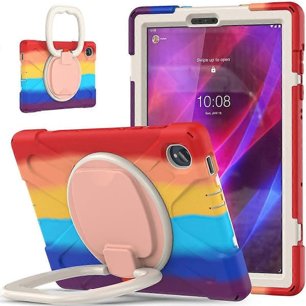 Silikone + PC Cover til Lenovo Tab K10 / M10 Plus Colorful Red