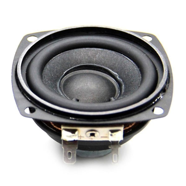 4 10W ljudhögtalare 66 mm 2,5 tum bas multimediahögtalare DIY-ljudhögtalare med fästhål f Black