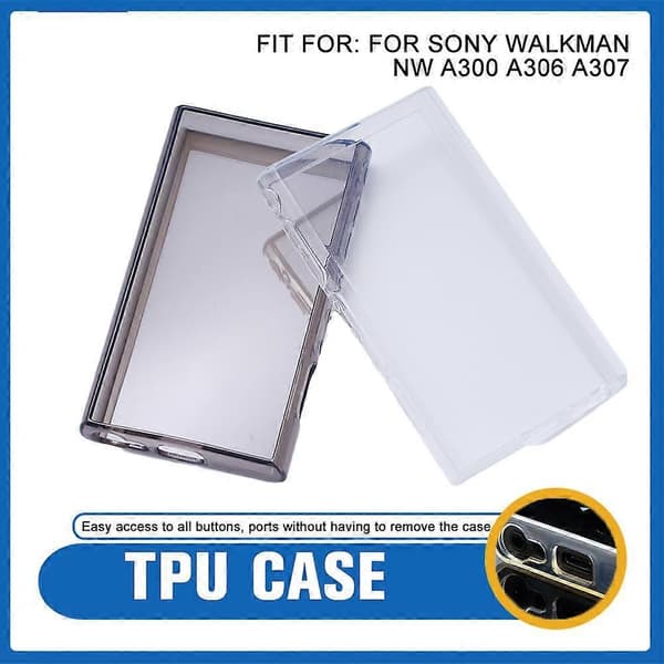Blødt TPU-etui til SONY Walkman Transparent black