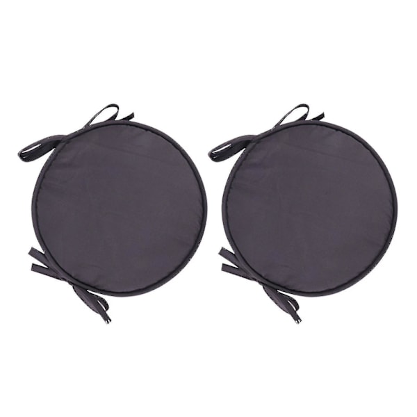 Puter Uteplass Hjem Innendørs/utendørs Stolputer Ro Sete Fortykket Spisestue Stol Pute Ro krakk Navy Blue 2pcs