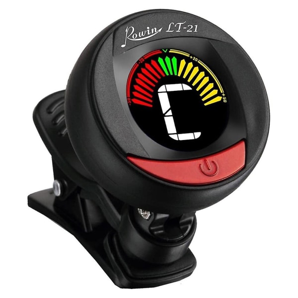 Gitar Tuner Clip On Tuner For elektriske akustiske gitarer Bass Kromatisk fiolin B
