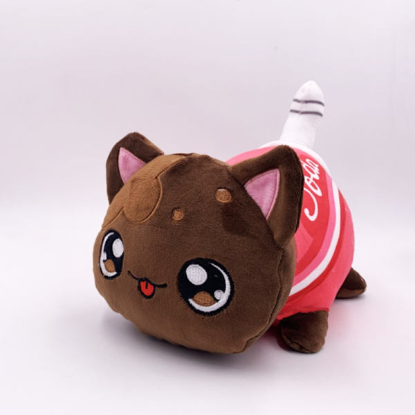 Aphmau Meemeows Plyschdocka Kattdocka Mjuk Gosig Leksak Hamburg-WELLNGS cola cat