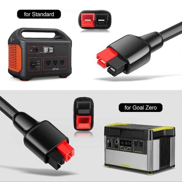 Plug and Play 14AWG XT60 til Andersons Adapter XT60 Hun til Solpanelstik Kabel til Udendørs Strømløsning 2m