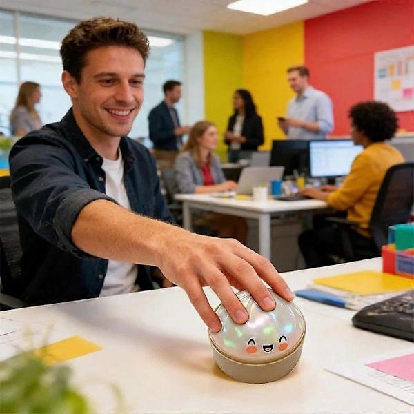 Galen Rolig Regnbåge Mystisk Squishy Bulle Mystisk Dumpling Leksak B