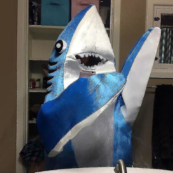 Muoti Aikuiset Lapset Haalari puku Shark Stage Vaatteet Tyylikäs mekko Halloween_y 90