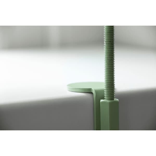 Esschert Design Växtbricka med klämma, rund, grön, M