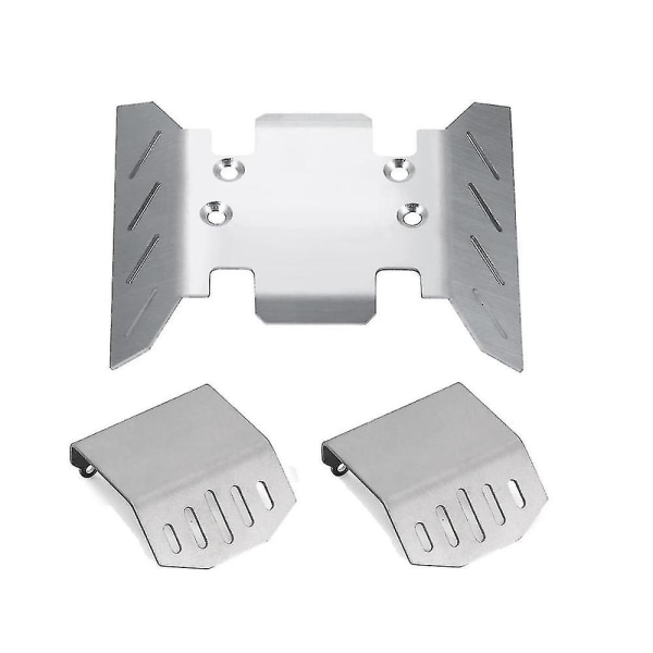 3 stk Metal Chassis Panser Aksel Beskytter Udskridningsplade Til 1/6 Rc Crawler Car Axial Scx6 Axi05000 Upgra