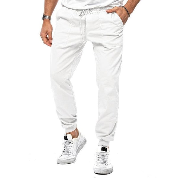 Herr Vår/Sommar Nya Artiklar Lotter för Semesteraktiviteter Långärmad Herrkläder White XL