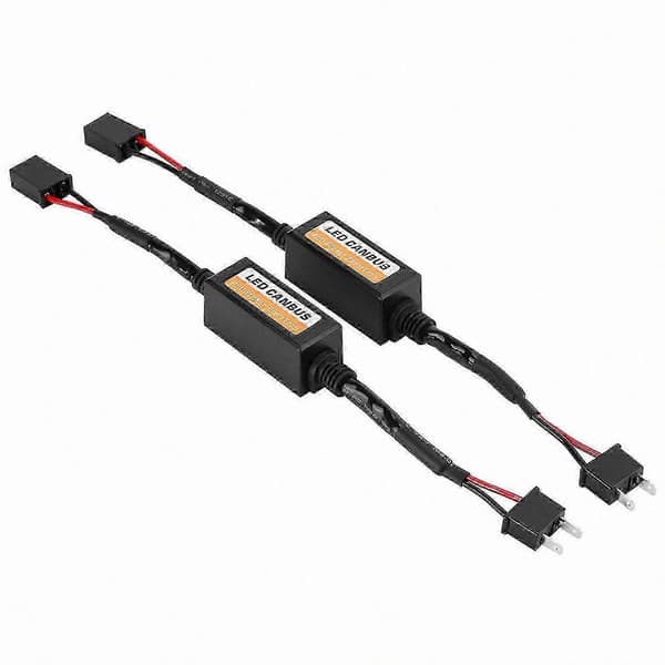 2 stk LED Canbus dekoder Anti-flimmer motstand feilfjerner for H7 frontlykter S20241230127