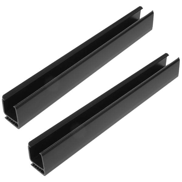 2 stk. golfbil frontrute klips golfbil frontrute stripe golfbil tilbehør 32,00X4,00X3,00CM Svart