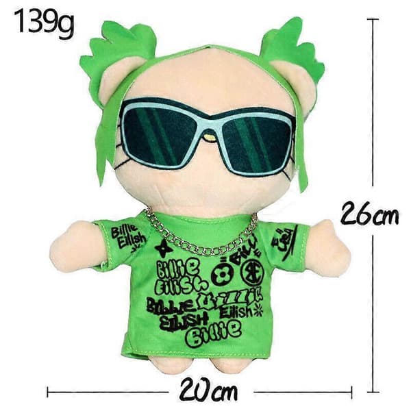 Plyschleksak Travis Scott plysch Sovkudde Barnpresent Dockfigur Billie Eilis