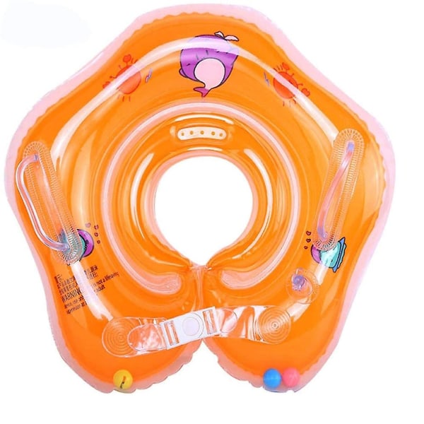 0-18 kuukauden vauvan uimakaulusrengas uima-turvavaruste uima-altaiden lelut Orange