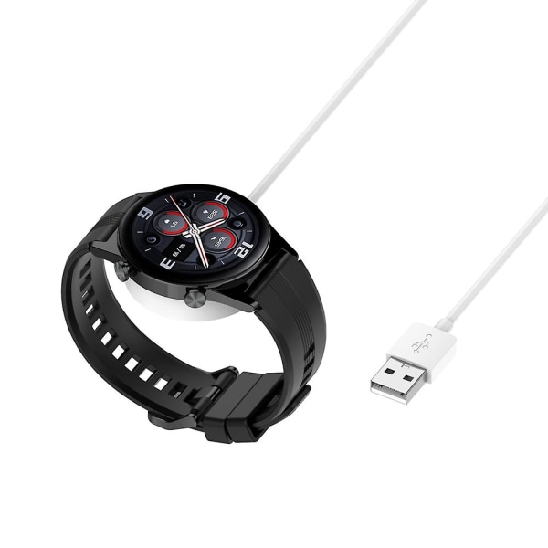 Magneettinen watch laturi Honor Watch GS3 kannettavalle lataustelakalle kaapelilla White Type B Other Honor Models