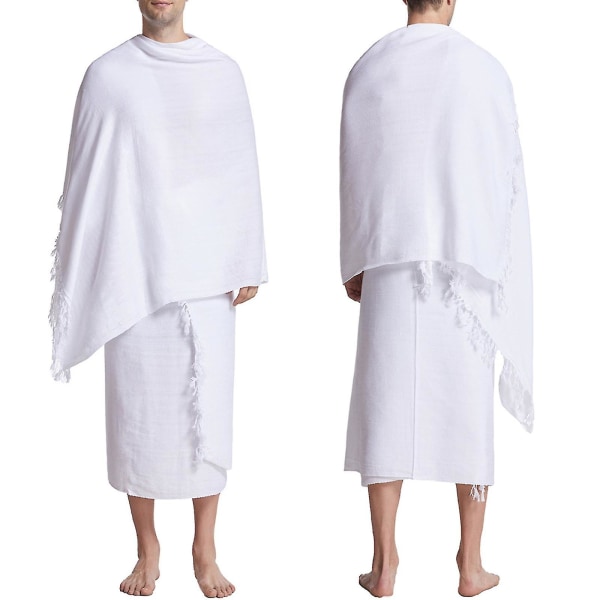 Ihram Ehram Ahram For Mænd Til Hajj Og Umrah - 2 Håndklæder