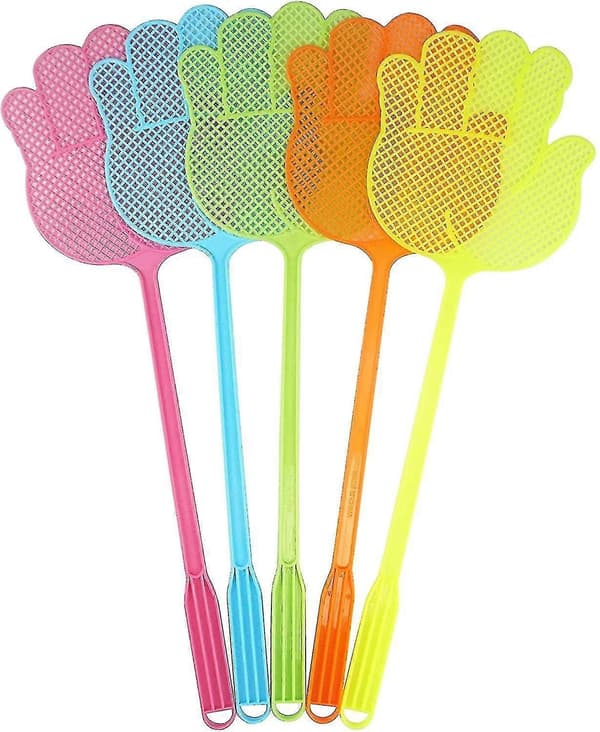 Flugsmälla - Roliga Handformade Flugsmällor - Hållbara - Färgglada, 6-pack