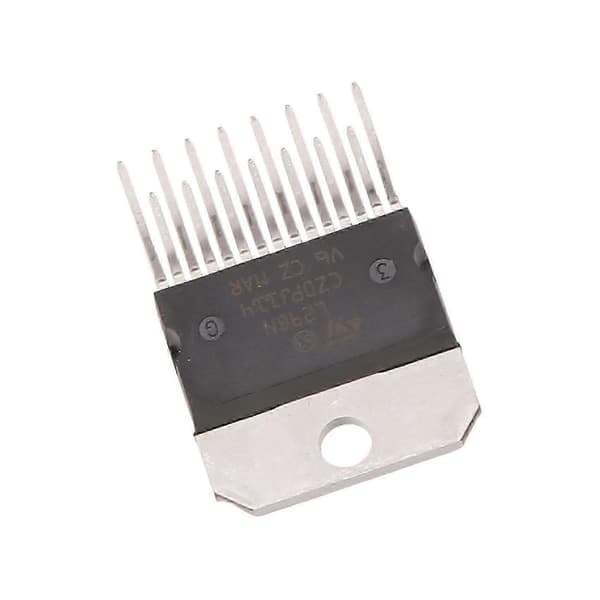 Moottoriohjain robotiikkaan L298N puolisilta IC musta 0,5 5