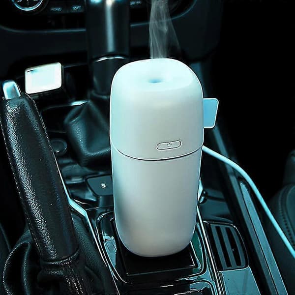2-i-1 Ny USB Elektrisk Bil Keramisk Tåkeprodusent