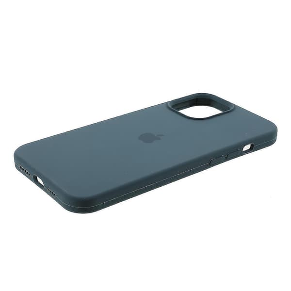 Silkeslent Mjukt Solid Silikonskal Fodral För Iphone 12 Mini Blue iPhone 12 mini 5.4 inch