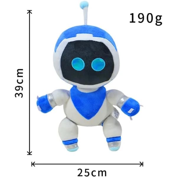 2025 Nye 30 cm Robot Plysjfigur Leker for Astro Bot, Redningsplan Kosedyr Dukke