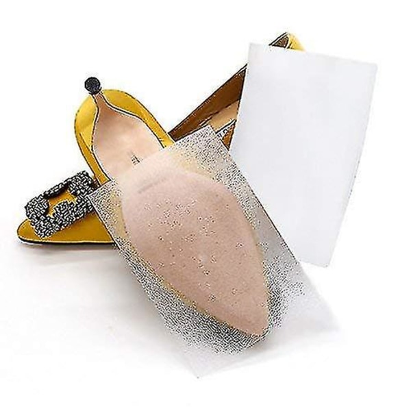 Såleklistremerke - Krystallklare selvklebende pads Sålebeskytter Skobunner Sklisikre sko Sålebeskytter for hæler