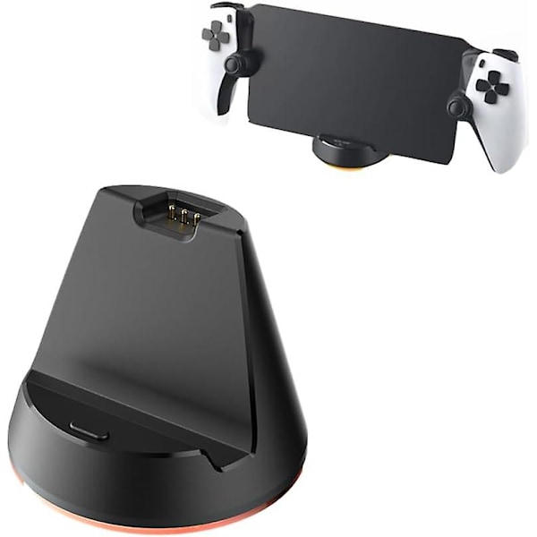 Portabel laddstation för Ps Portal, bärbar laddningsstativ för Playstation Portal fjärrspelare, för Ps Portal-tillbehör