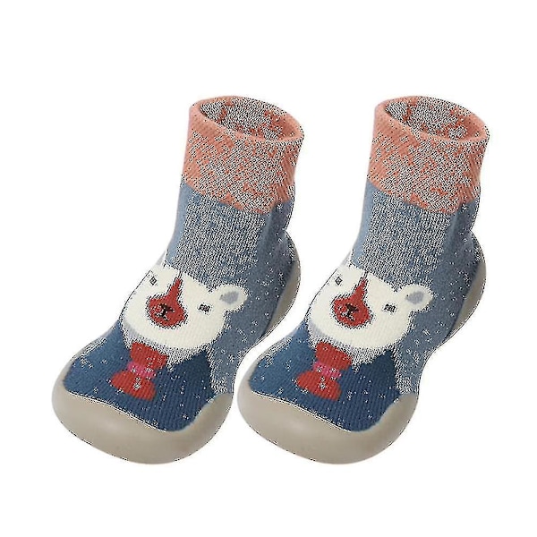 Baby Girl Boy Toddler Anti-slip Warm Slippers Socks Cotton Shoes For Winter Home