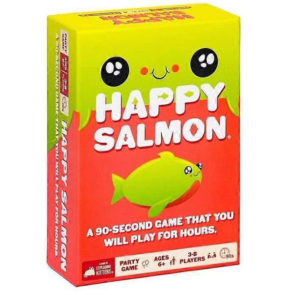Happy Salmon Brettspill Familiespill Kort Venner Moro Reise Voksne Barn