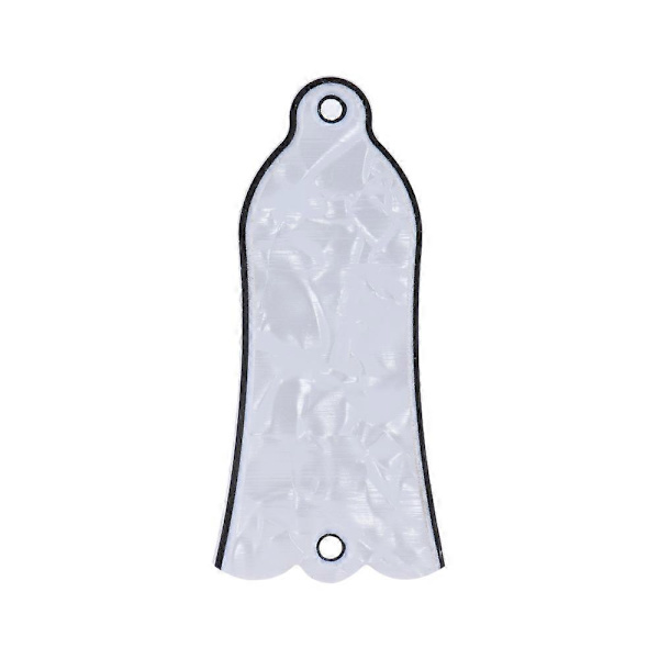 2-hulls Bellformet Truss Rod Dekkplate Scroll Plate for LP SG Flying V ES Gitar 3 Farger å Velge Mellom