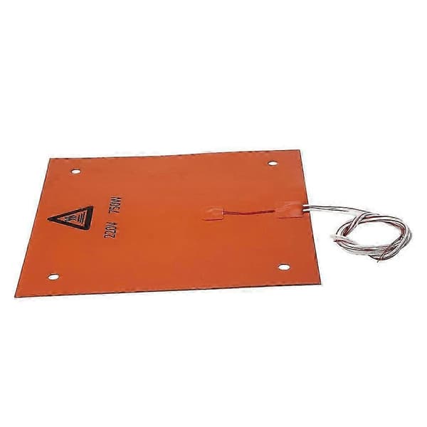 220V 750W silikongummi varmeelement for 3D-skriver seng 310x310x3mm750w
