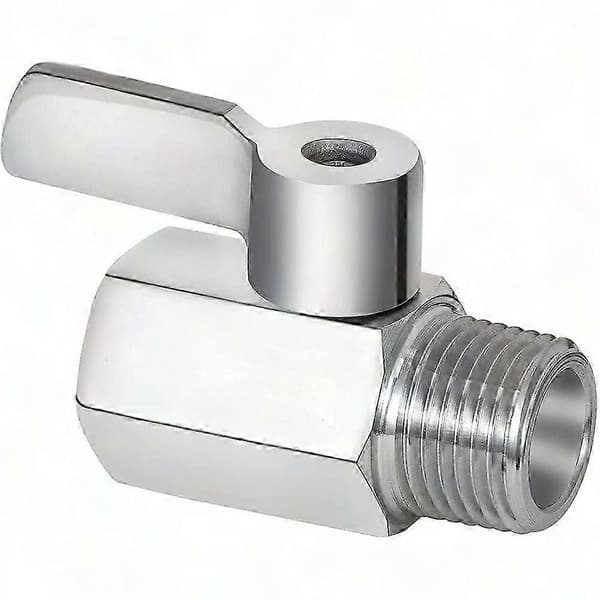 Baderomsdusjhodeventil, 1/2\" NPT Mini Kuleavstengning for Armaturer i Rustfritt Stål