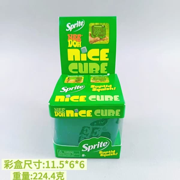 Needoh Nice Cube, et stresslindrende legetøj lavet af maltose og hoppende slik. Pepsi Blue Square [Boxed]