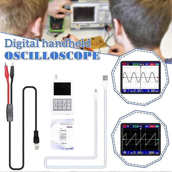 Digitalt handhållet oscilloskop, multifunktionellt bärbart oscilloskop för maskinkontroll PRO Standard