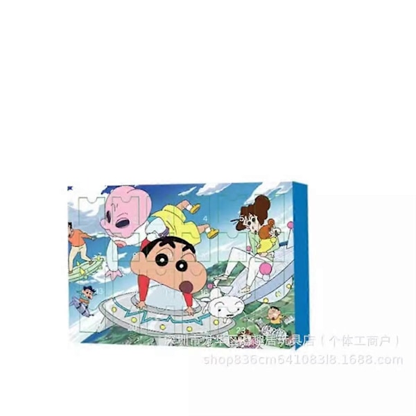 Halloween Costumes 2024 New Crayon Shin-chan Surprise Blind Box Holiday Gift Countdown 24 Calendar Blind Box Funny Blind Box A158