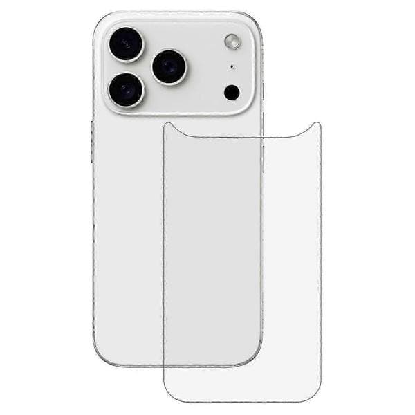2025 För iPhone 17 Pro Baksidesskydd Mjuk TPU + PET Klar Hydrogelfilm