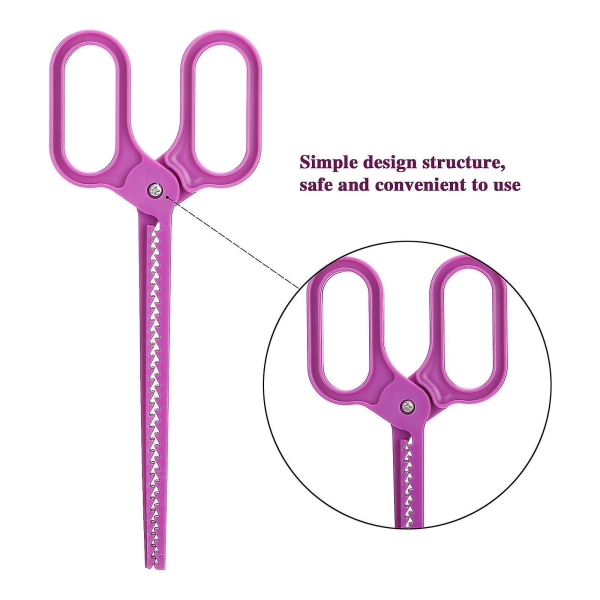Skåljustering, BH Skåljusteringsklips, Access Brystpute Saks Control Clip-hy purple