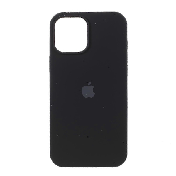 Silkeaktig myk solid silikondeksel til iPhone 12 Mini Black iPhone 12 mini 5.4 inch