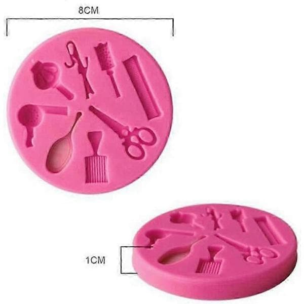 Silikone kageform til harpiksslik, formet fondantform til bagning
