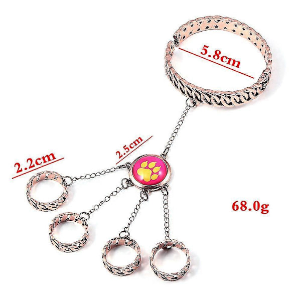 Flicka Dam Smycken Påfågel Halsband Hänge Orm Armband Berättelser Cosplay Smycken Tillbehör Kvinna Man Presenter Anime Smycken One Size 4