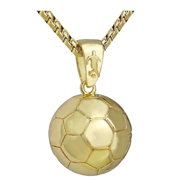 Halsband för män, fotboll, kreativt hänge, diamant, accessoarer