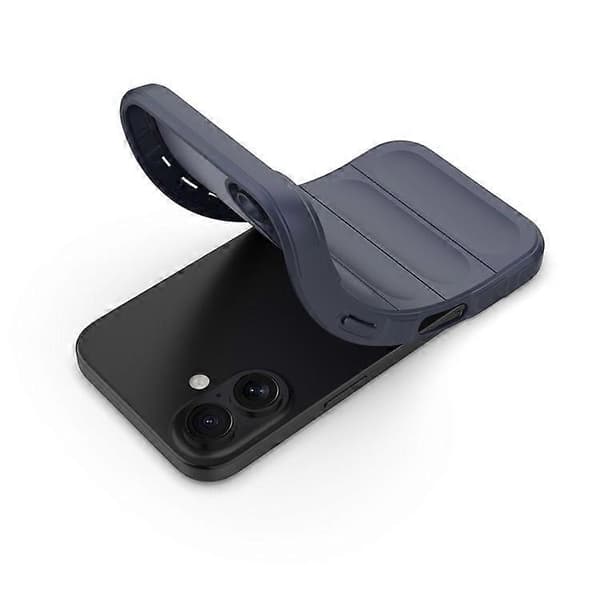 Kompatibel med iPhone 16 Plus-deksel Robust TPU Støtsikkert Mobiltelefondeksel DarkBlue