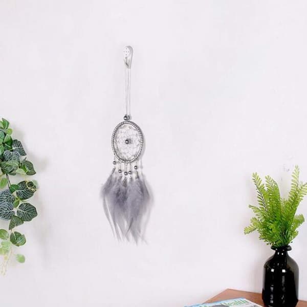 Car Rearview Mirror Dreamcatcher Feather Dreamcatcher Wall D