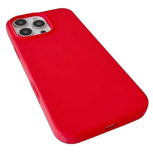 För iPhone 16 Pro Max Skal Silikon Stötsäkert Telefonskydd Red