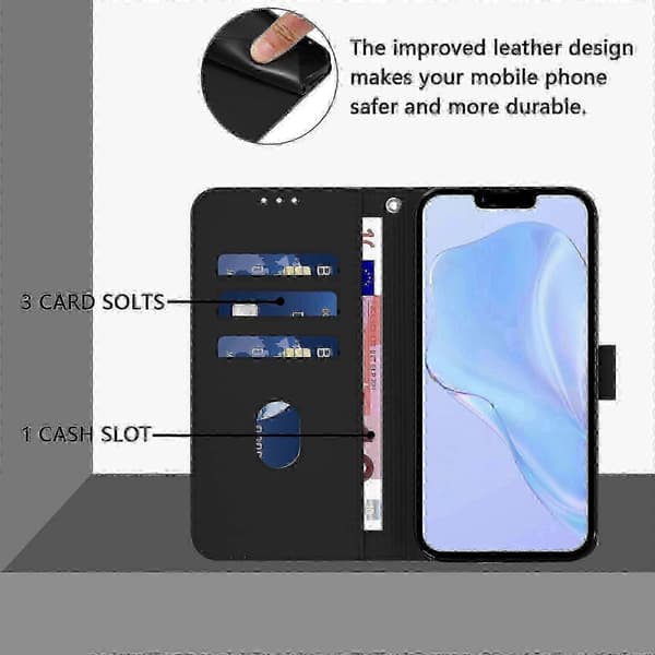 Premium läderfodral med \"skin feel\" för iPhone 16 - Bästsäljarval