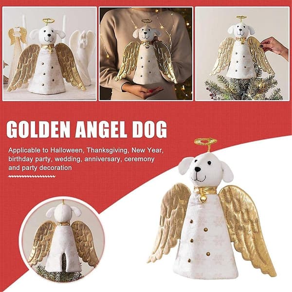 Jule 3d Juleengel Hund Top Julemirakel Hund Artisan Top Til