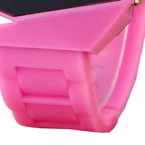 Digitalt Airplane Watch Multifunktionelt Unisex Farverigt Led Airplane Watch til kvinder og mænd Pink