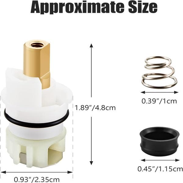 RP25513 kran spindel montering Erstatningssett, 2-pakning