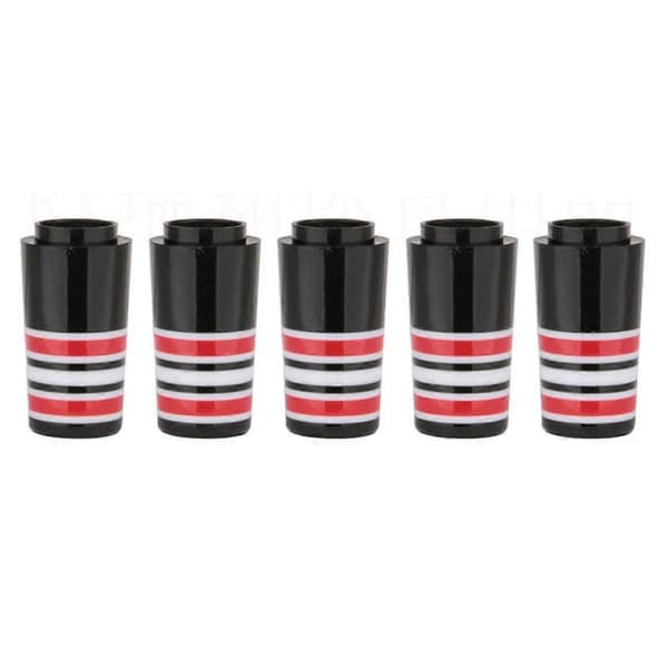 5 stk. Golf Ferrules for 0,355 Tip Irons Skaft Hylse Adapter Ferrule Golf Jernkølle Ferrules Erstatning