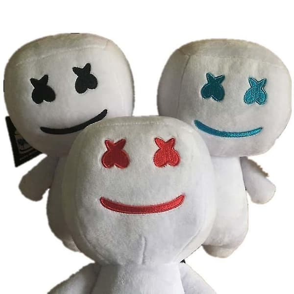 Marshmello Marshmallow DJ Hodeplagg Kosedyr Anime Dukke Bursdagsgave Gave-1