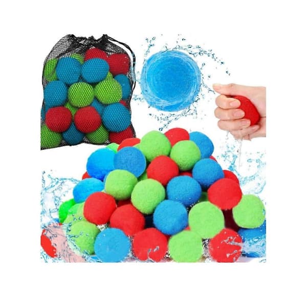 Genanvendelige vandsvampebolde, Kiddospace Genanvendelige vandsvampebolde B 60pcs